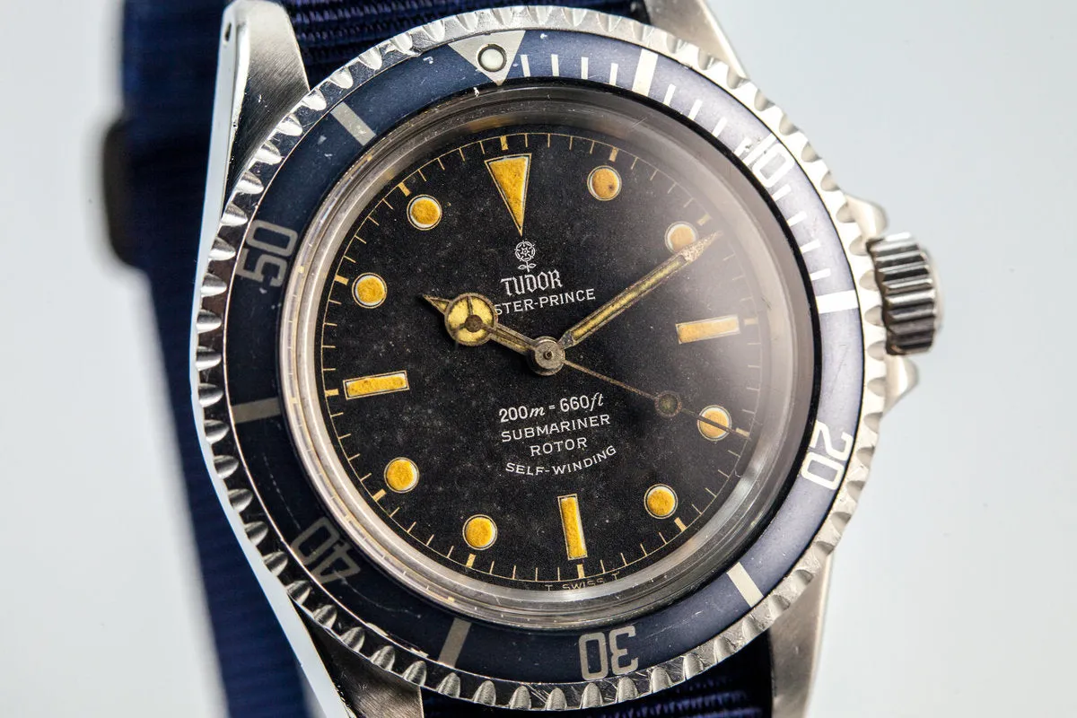 1964 Tudor Submariner 7928 Chapter Ring Dial