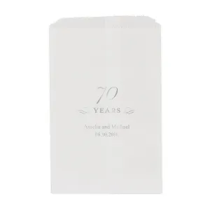 70 YEARS FLAT POCKET STYLE GOODIE BAG