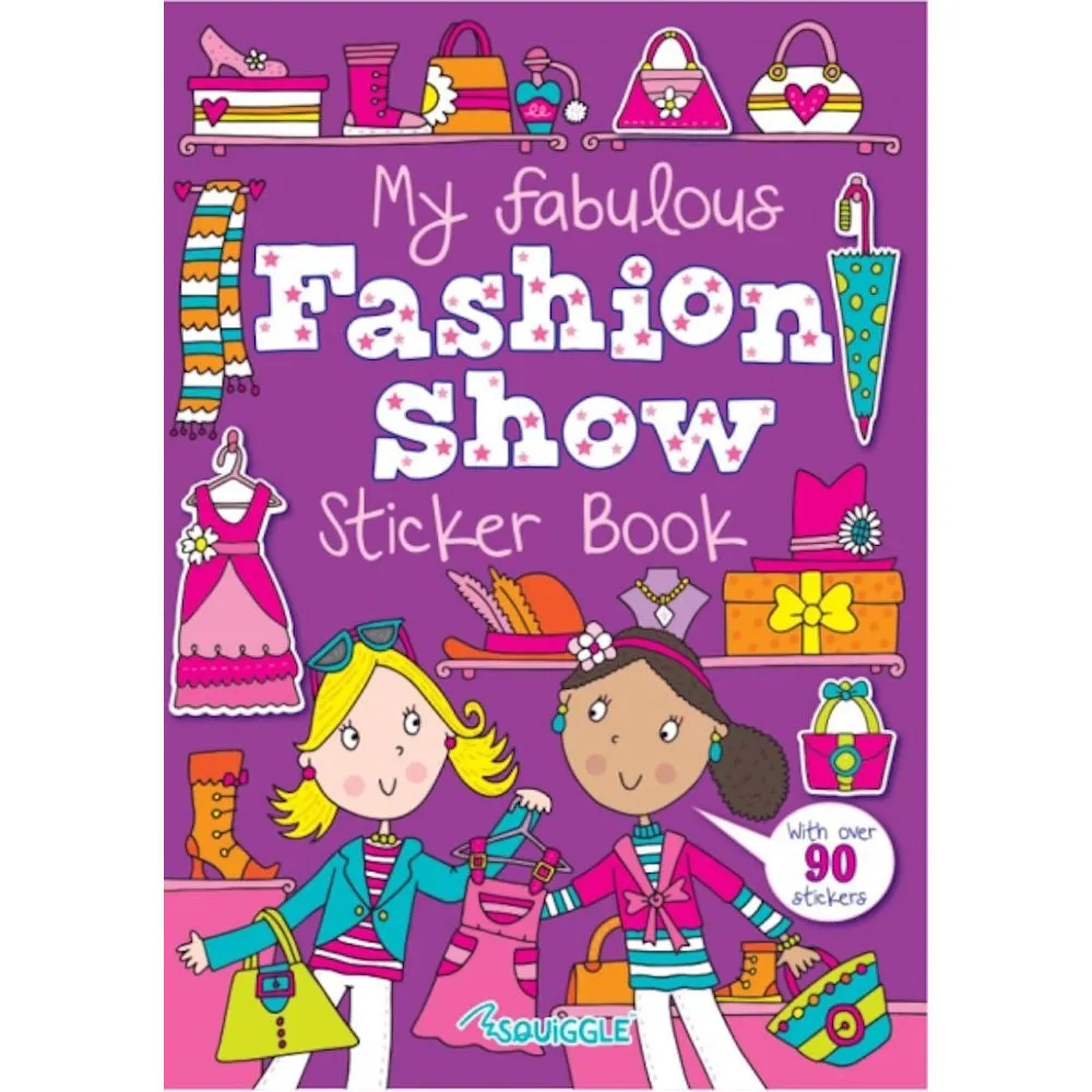 A4 Fashion Sticker Book - Assorted Stylish Scrapbooking Decorating High Quality Adhesive Stickers