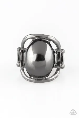 All Shine, All the Time Black Paparazzi Ring