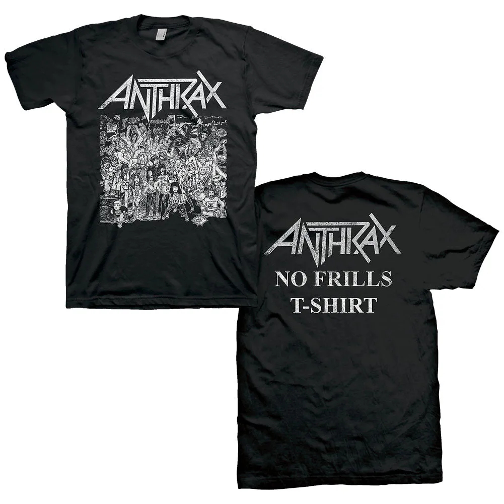 Anthrax No Frills T-Shirt w/ Backprint