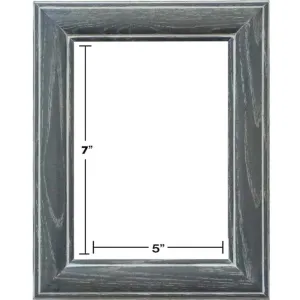 ASH BLUE / GREY PICTURE FRAMES 5in x 7in