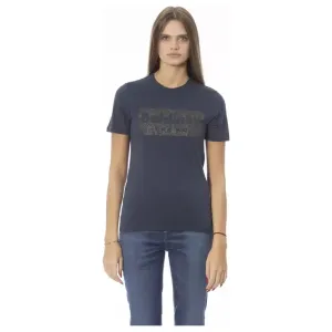 Baldinini Trend Blue Cotton Women T-Shirt