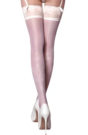 Ballerina 587 Ivory Hold Ups