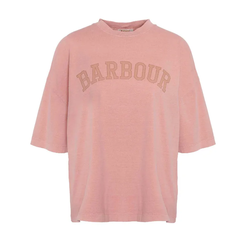 Barbour Elisha Ladies T-Shirt - Mahogany Rose