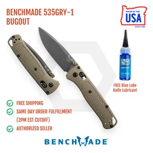 Benchmade Bugout 535GRY-1 Folding Knife 3.24in S30V Steel Blade