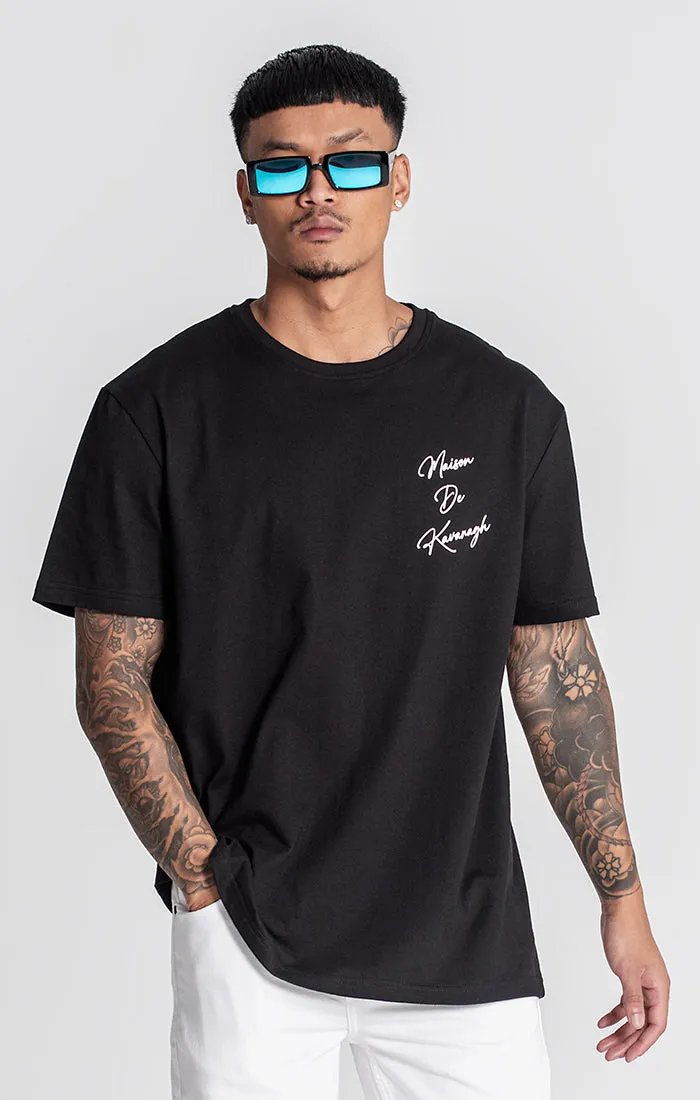 Black Maison Oversized Tee