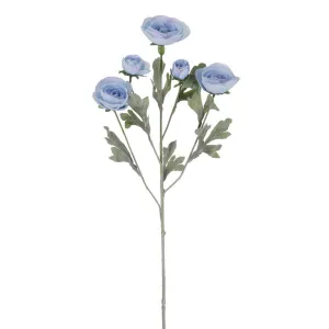 Blue Ranunculus Spray, 27in