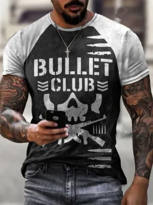 Bullet Printed Vintage  T-Shirt