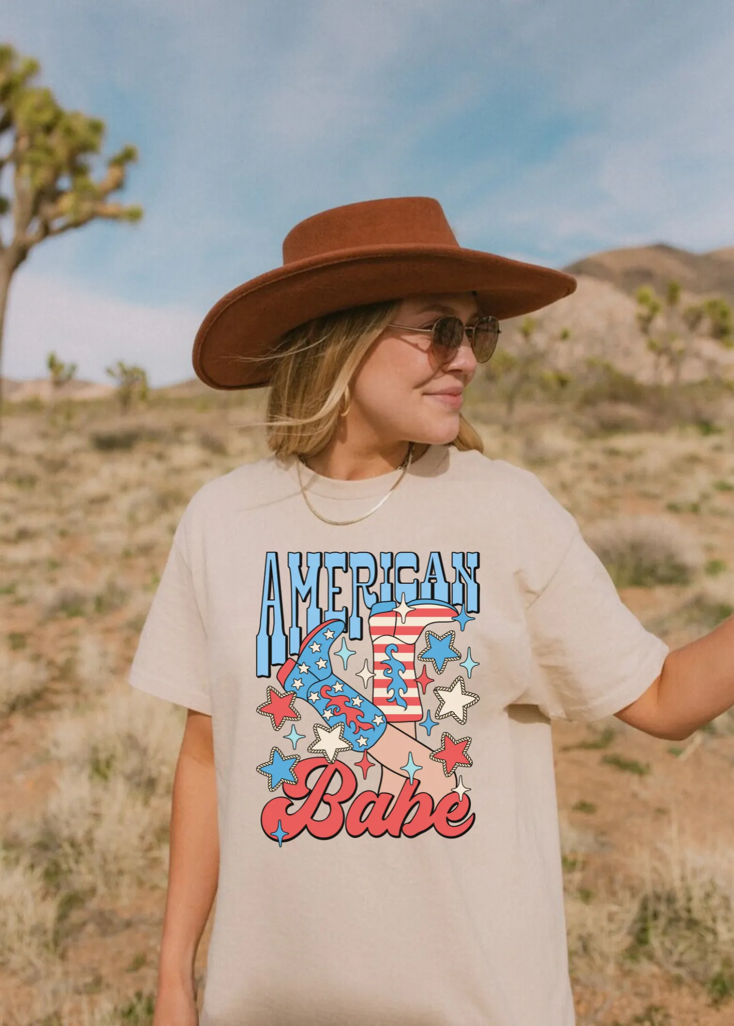 Celebrate the 4th of July in Style with Our Patriotic 'American Babe' Western Shirt