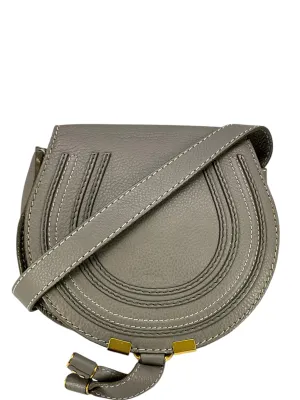 Chloé Marcie Small Leather Crossbody Bag - Luxe Elegant Handbag with Adjustable Strap and Timeless Design