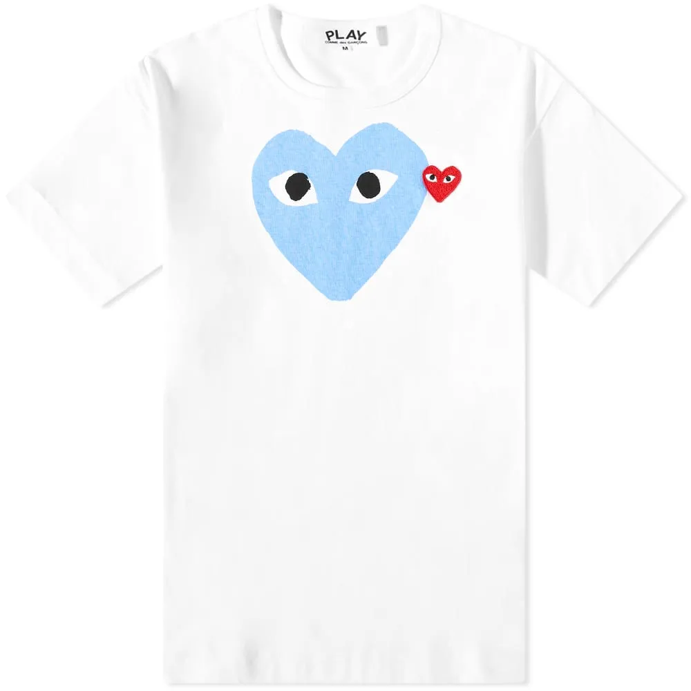 Comme des Garcons Play Red Heart Color Heart Tee