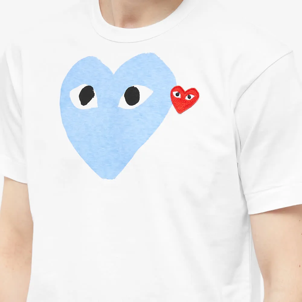 Comme des Garcons Play Red Heart Color Heart Tee