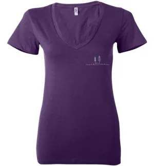 de Benneville Pines Women's V-Neck T-Shirt