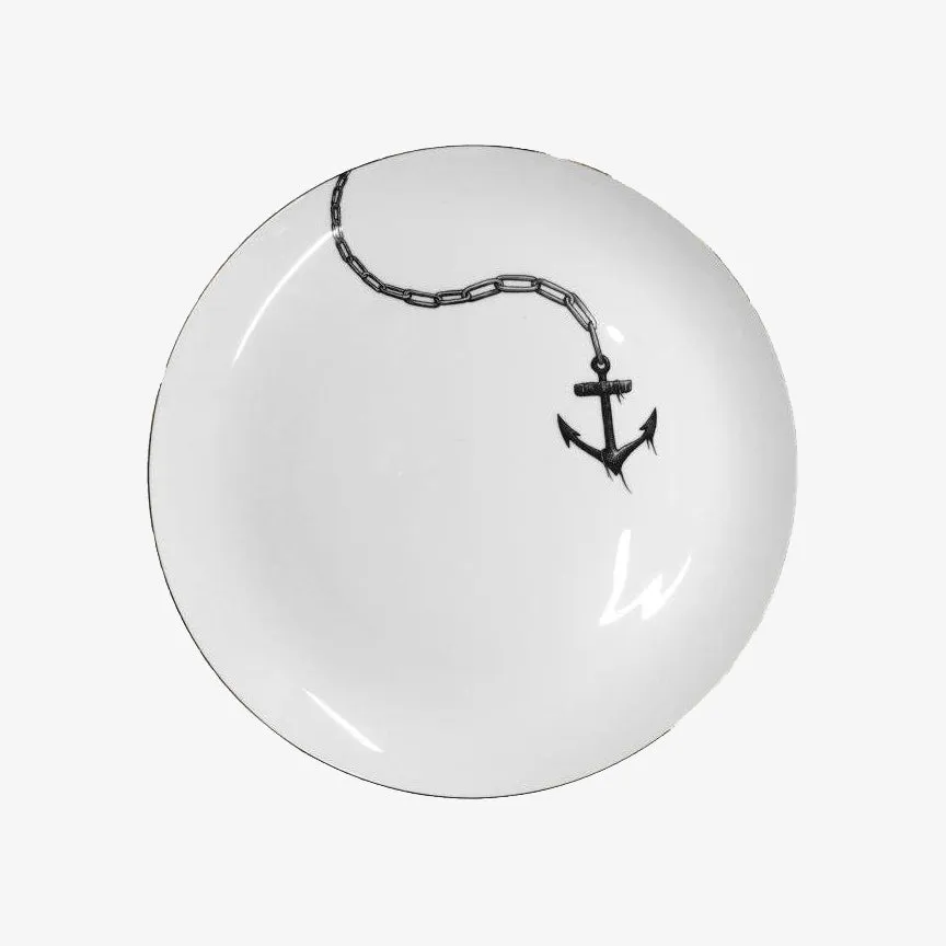 Decorative Plate Anchor's Away by Rory Dobner