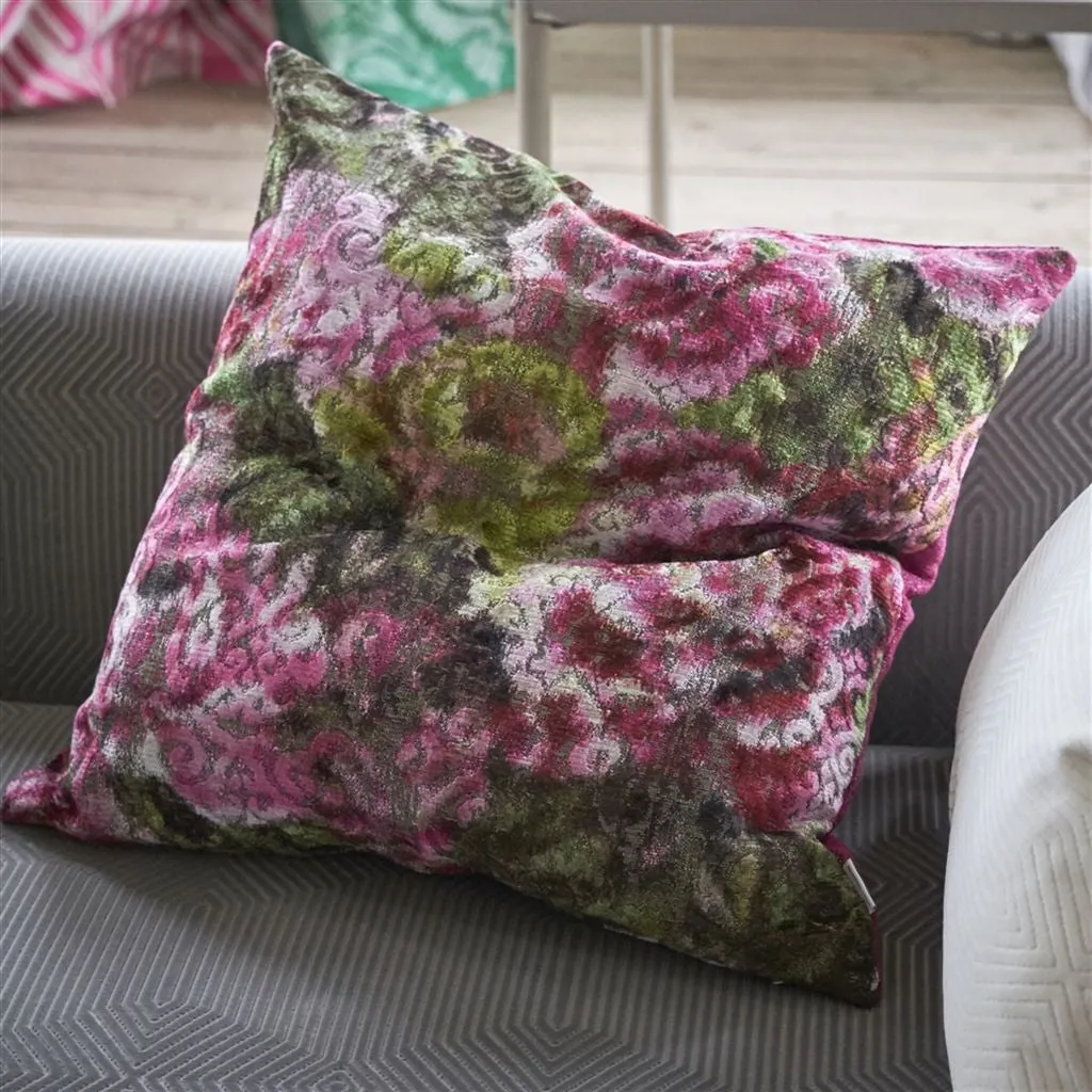 Designers Guild Forsyth Magenta Decorative Pillow