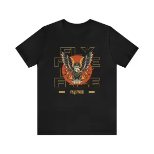 Fly Free Eagle Tattoo T-shirt / Traditional Tattoo Tee Shirt / Punk Rock Clothing Tshirt Rockabilly Psychobilly Freak Goth