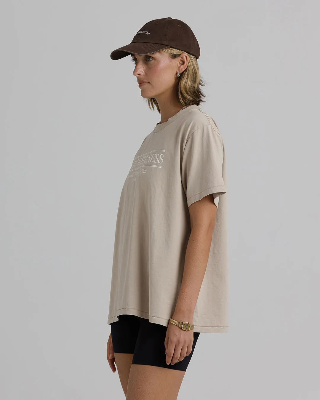 Health & Fitness Club T-Shirt – Beige