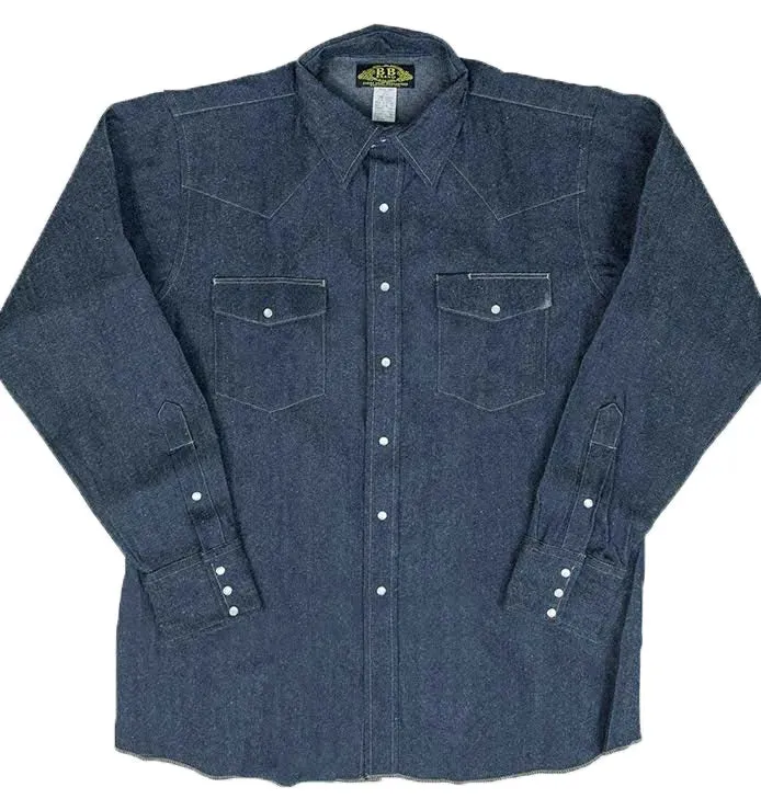 Premium American-Made Heavyweight Denim Work Shirt