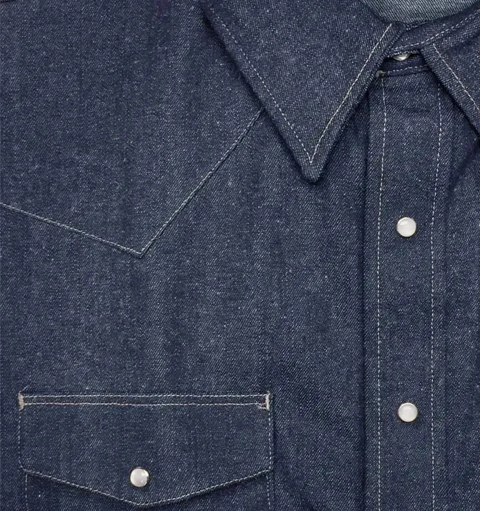 Premium American-Made Heavyweight Denim Work Shirt