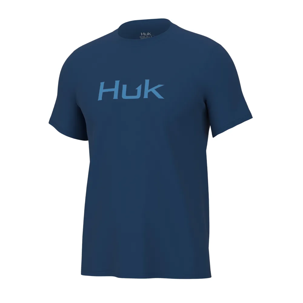 Huk Mens Logo Short Sleeve T-Shirt