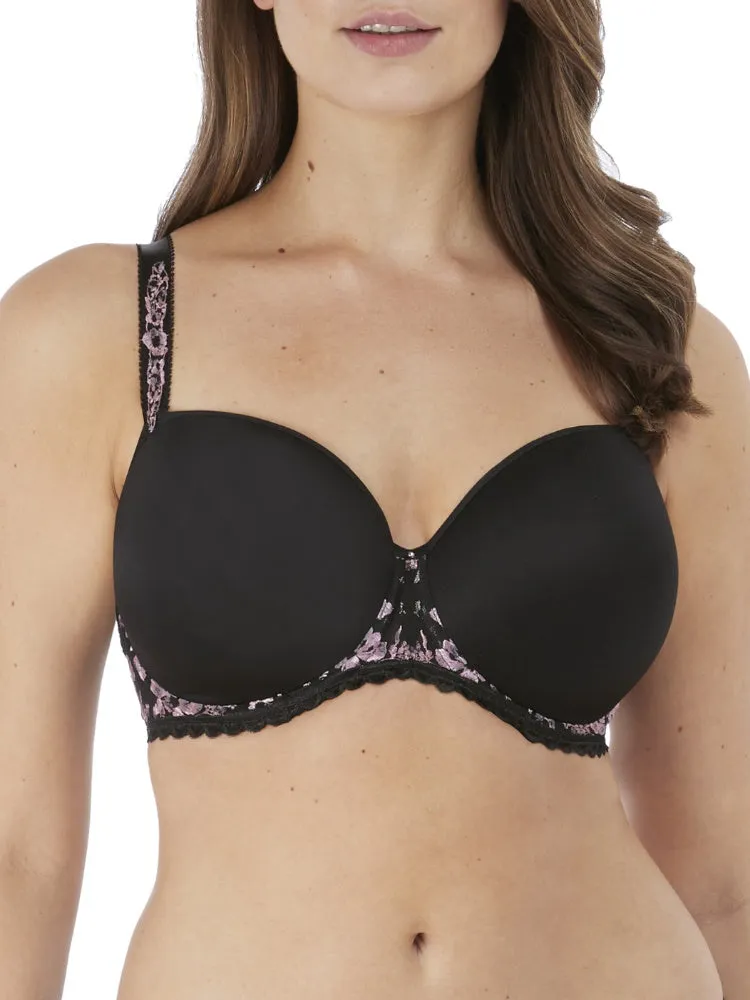 Isla Moulded T-Shirt Bra - Black