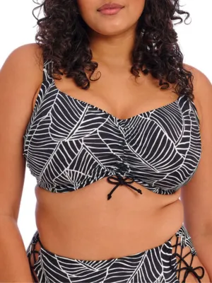 Kata Beach Crop Bikini Top - Black