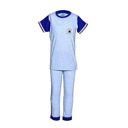 Kids Classic Assorted Unisex Night Suit (Short Sleeves)