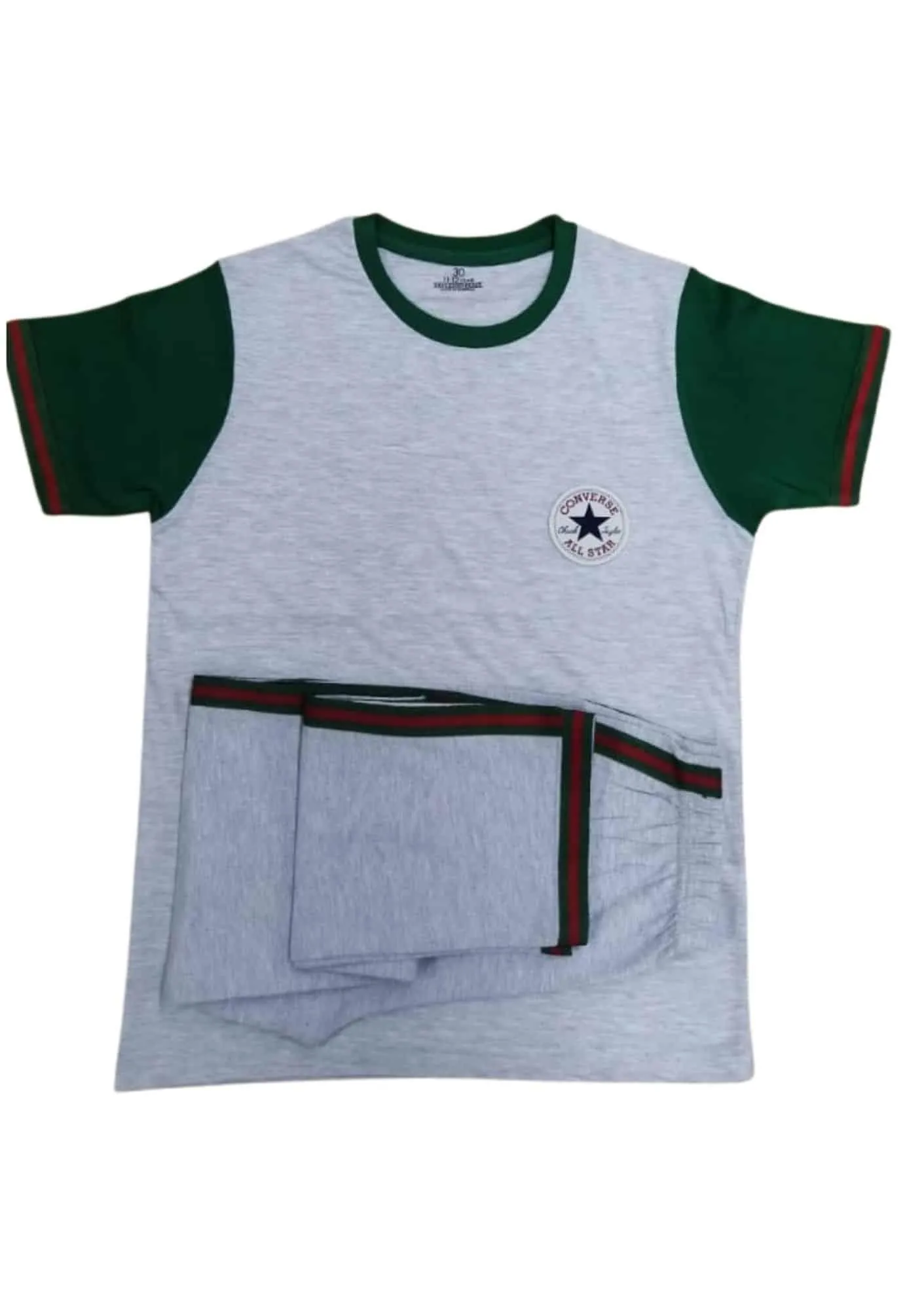 Kids Classic Assorted Unisex Night Suit (Short Sleeves)