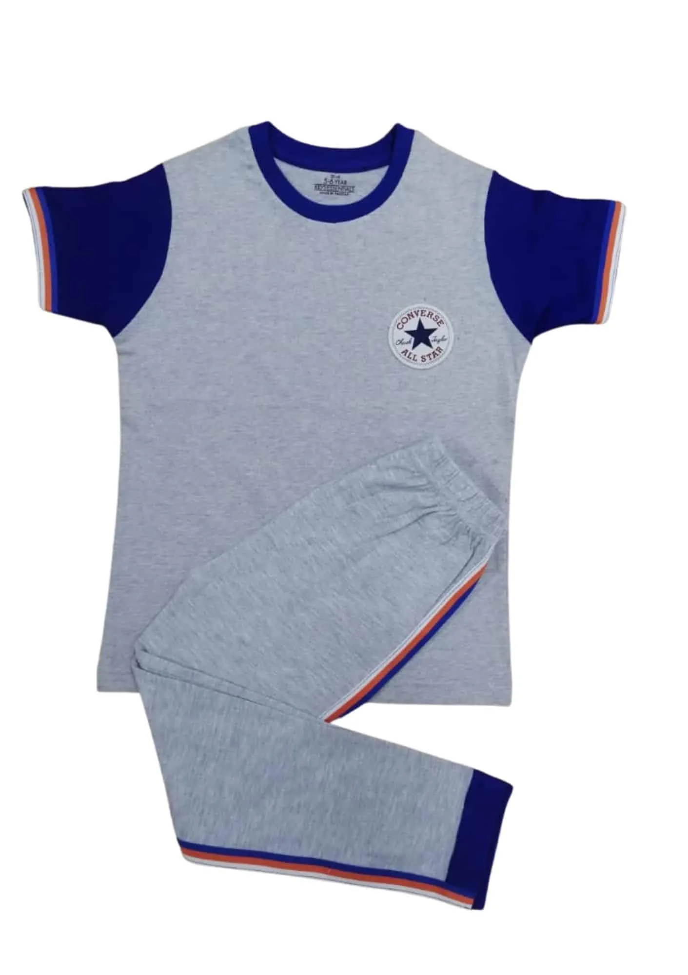 Kids Classic Assorted Unisex Night Suit (Short Sleeves)