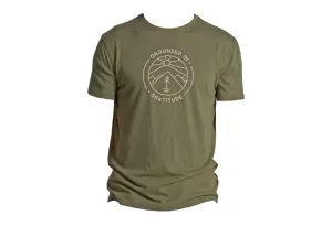 Men's Organic T-shirt: Grounded in Gratitude