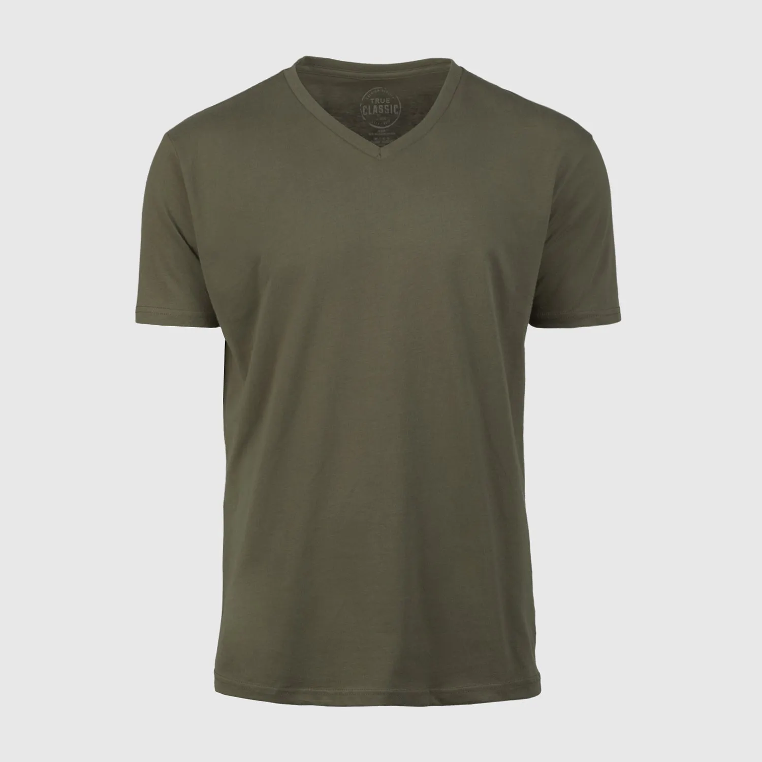 Military Green V-Neck Tee