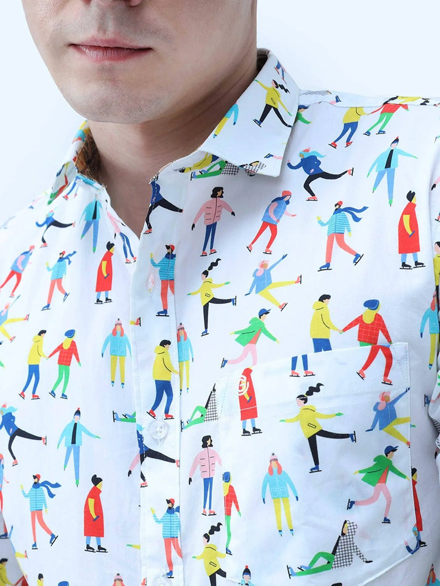 Multi Colour Digital Printed Shirt