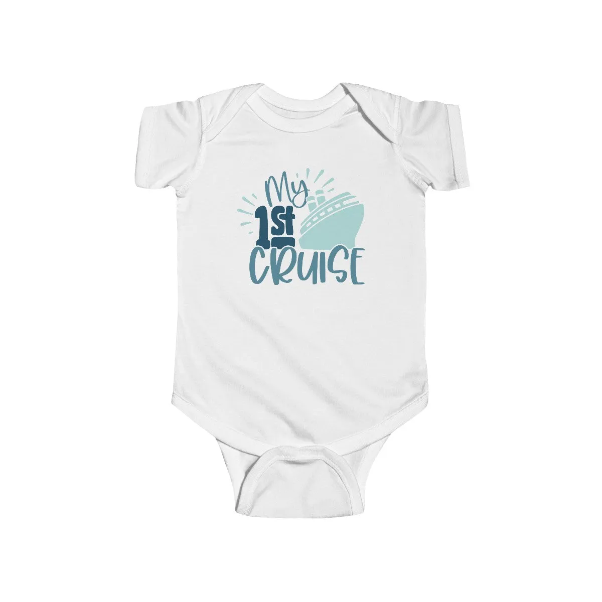 My 1st Cruise Infant Fine Jersey Bodysuit/Infant Fine Jersey Tee/Unisex Jersey Short Sleeve Tee/Unisex Heavy Blend™ Hooded Sweatshirt