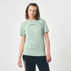 Omnitau Women's Pimlico Organic Cotton Crew Neck T-Shirt - Aloe Green