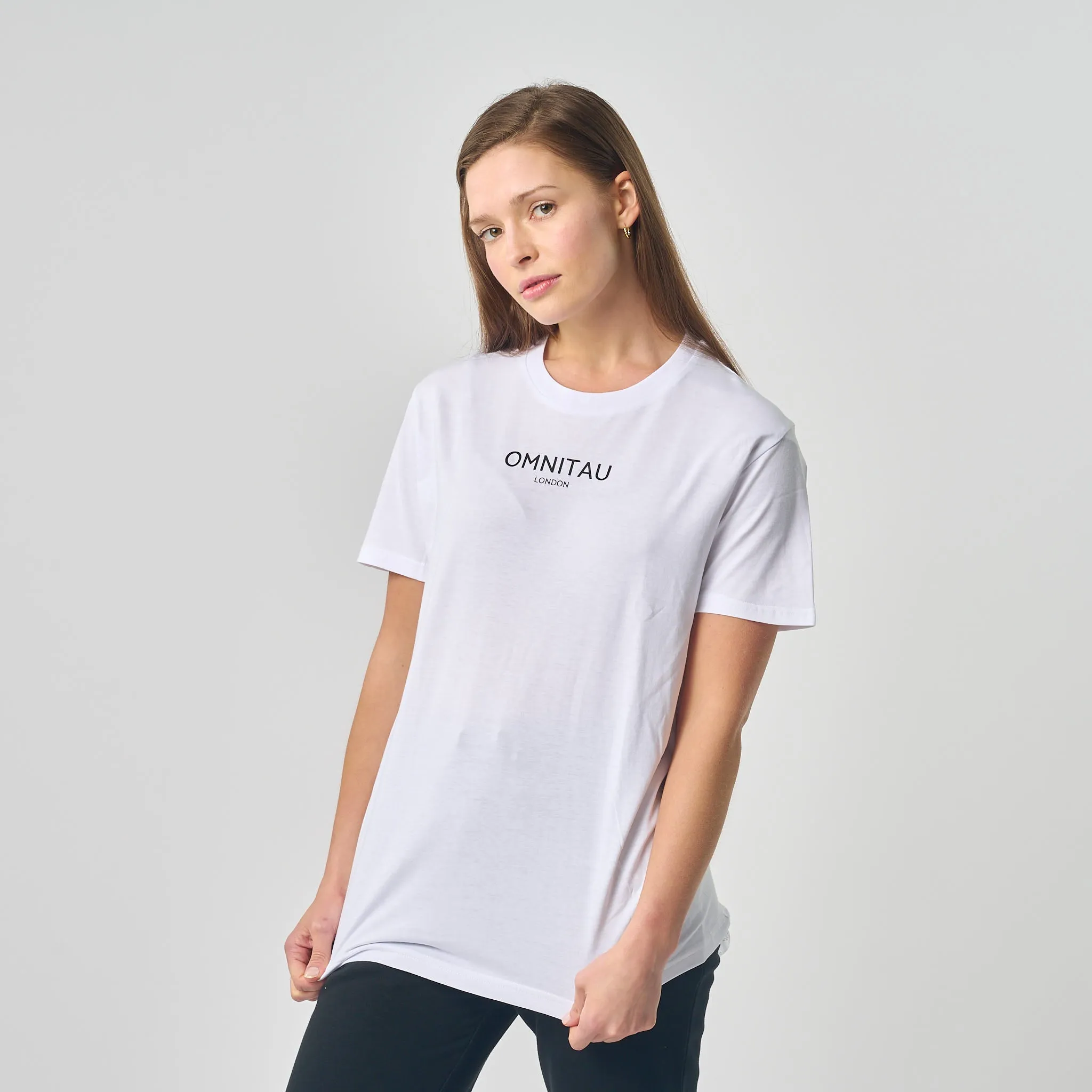 Omnitau Women's Soho Organic Cotton Crew Neck T-Shirt - White