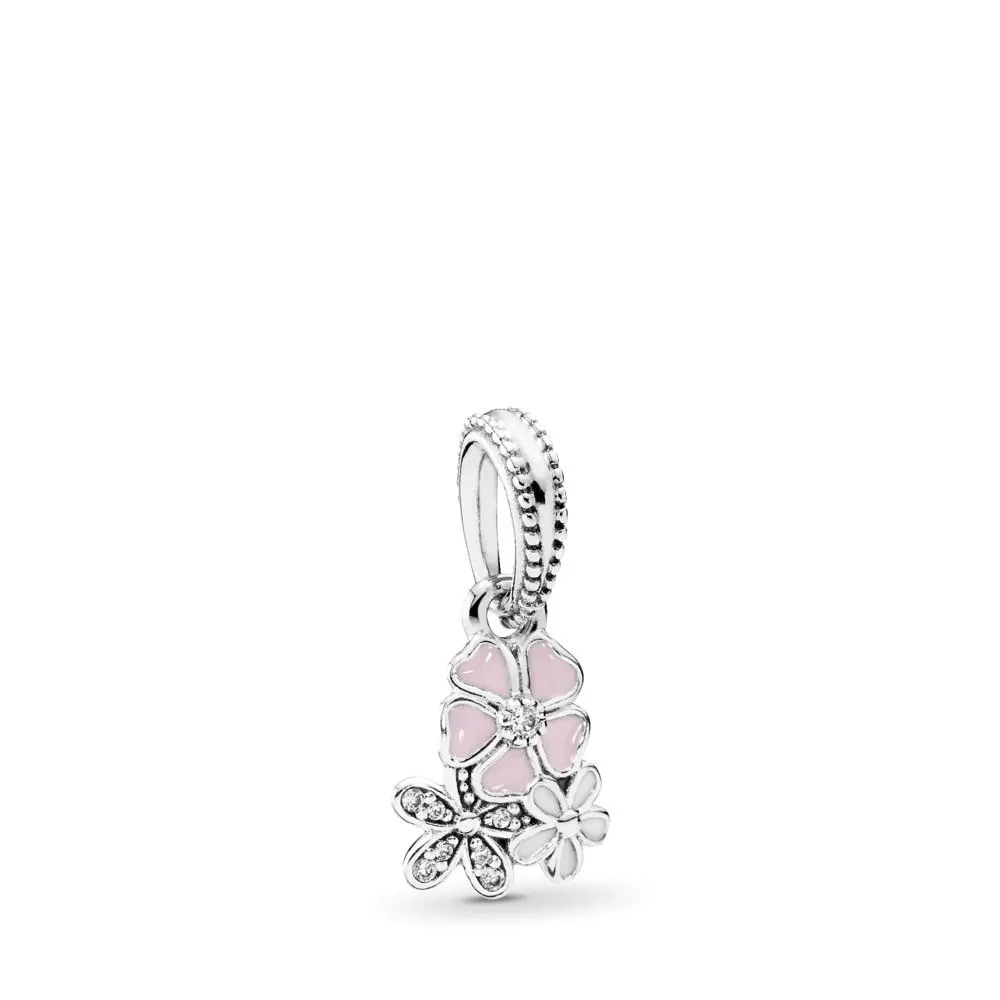 Pandora Poetic Blooms Pendant Charm #791824ENMX