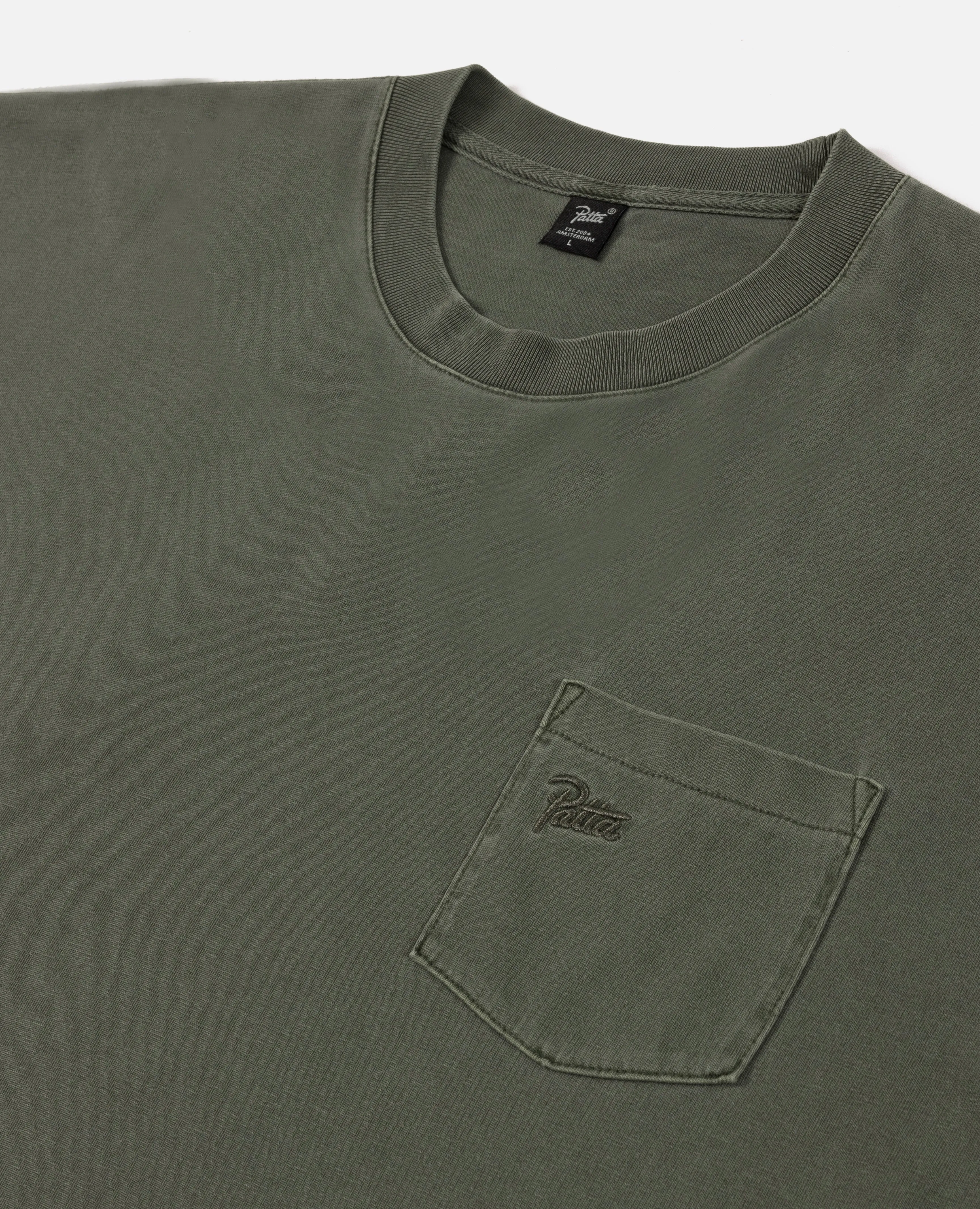 Patta Basic Washed Pocket  T-Shirt (Deep Depths)