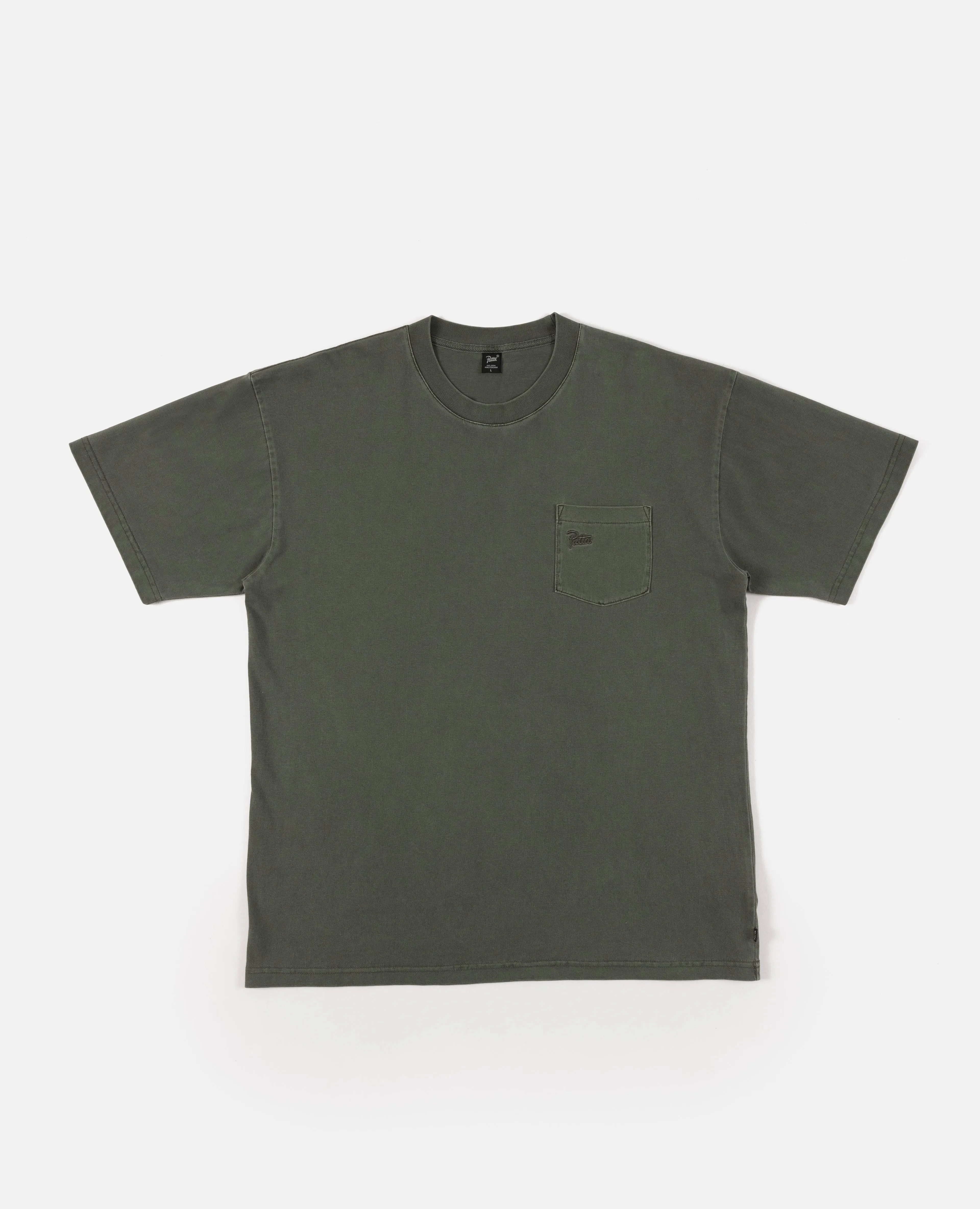 Patta Basic Washed Pocket  T-Shirt (Deep Depths)