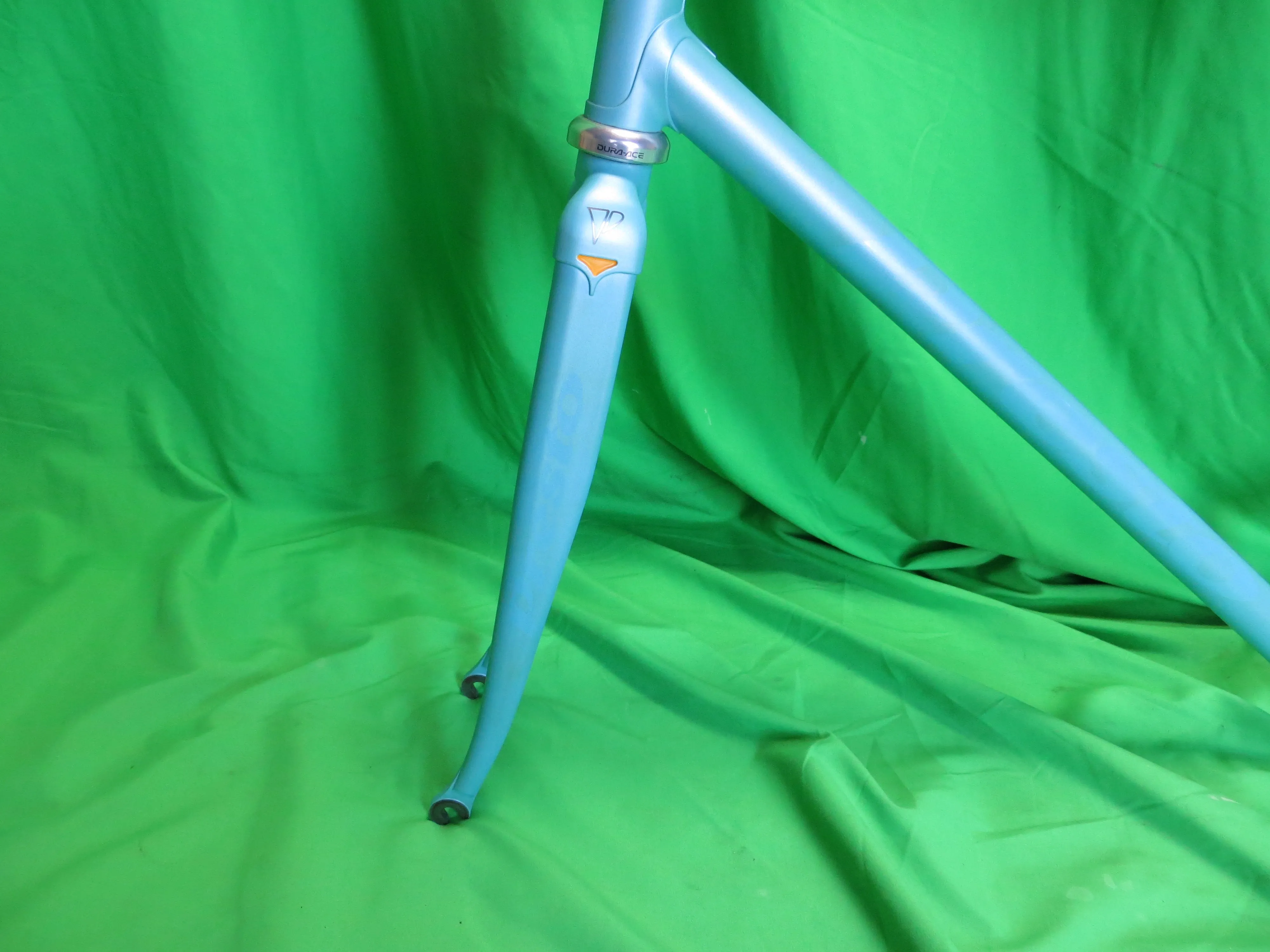 PRESTO Columbus Max Fork // Matte Light Blue / Gray Metallic Two Tone // 55cm Used by SS-Class