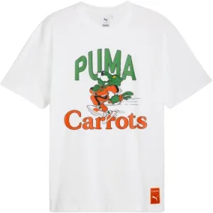 Puma Men's Carrots Graphic Tee Shirt - White