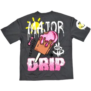 REBEL MINDS Major Drip Graphic T-Shirt