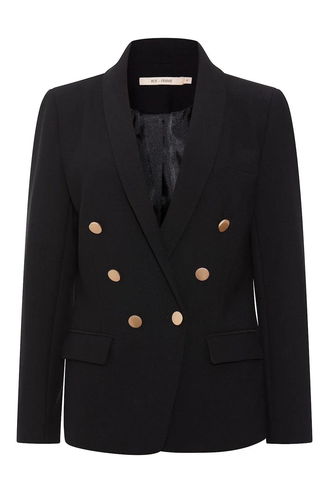 Rue De Femme Black Elouise Blazer