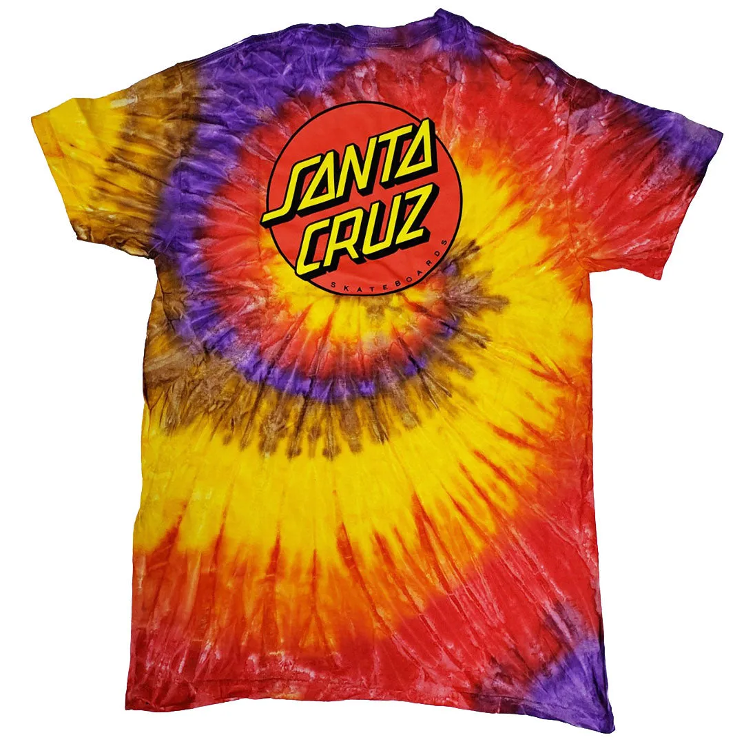 Santa Cruz Women's Classic Dot Tie Dye T-Shirt