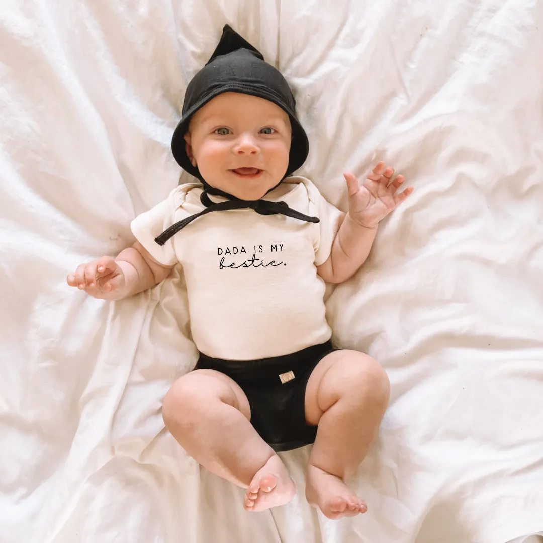 Short Sleeve Bodysuit | Dada is My Bestie | Organic Cotton