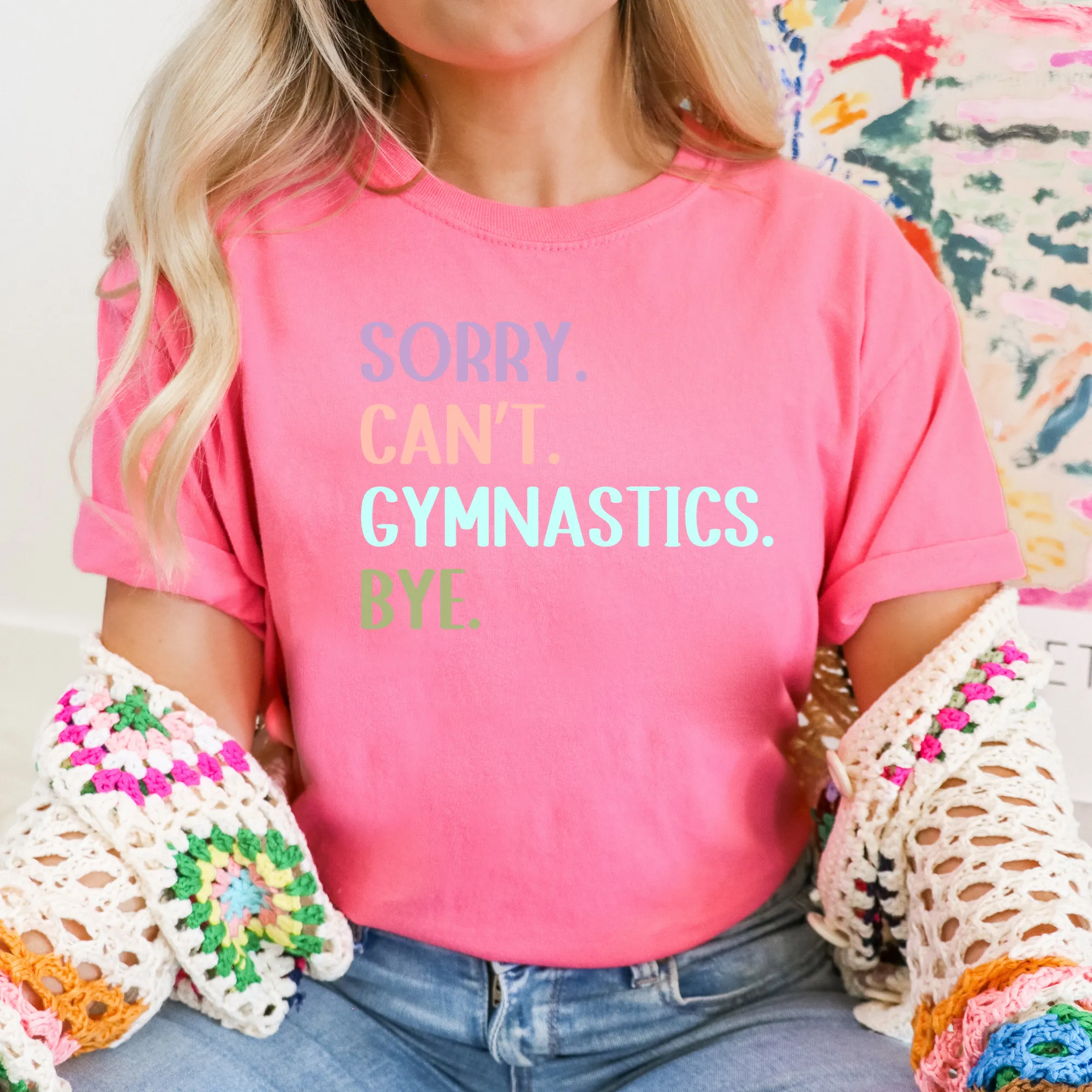 Sorry Can't Gymnastics Bye Shirt