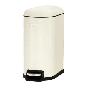 Space-Saving Step Small Trash Can - Sealed, Quiet, and Stylish for Bathrooms