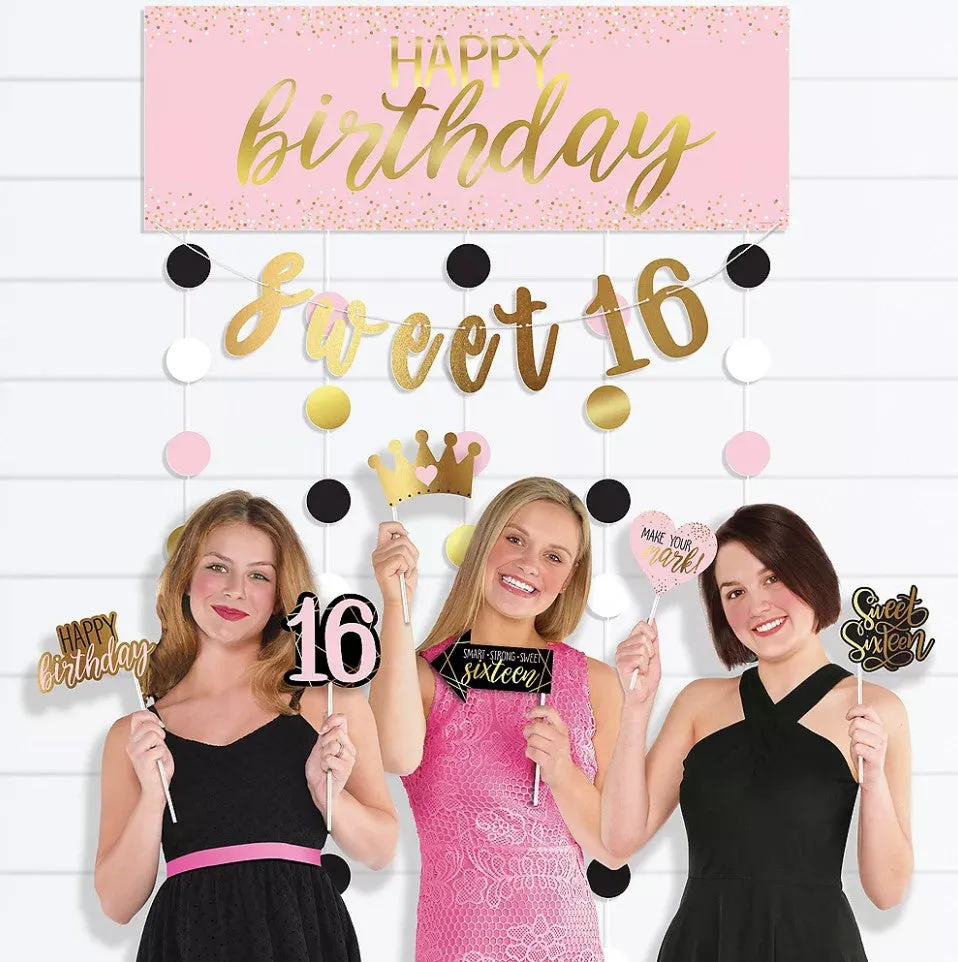 Sweet 16 Photo Booth Kit | 1ct