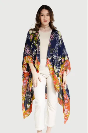 Vibrant Pattern Kimono for Summer