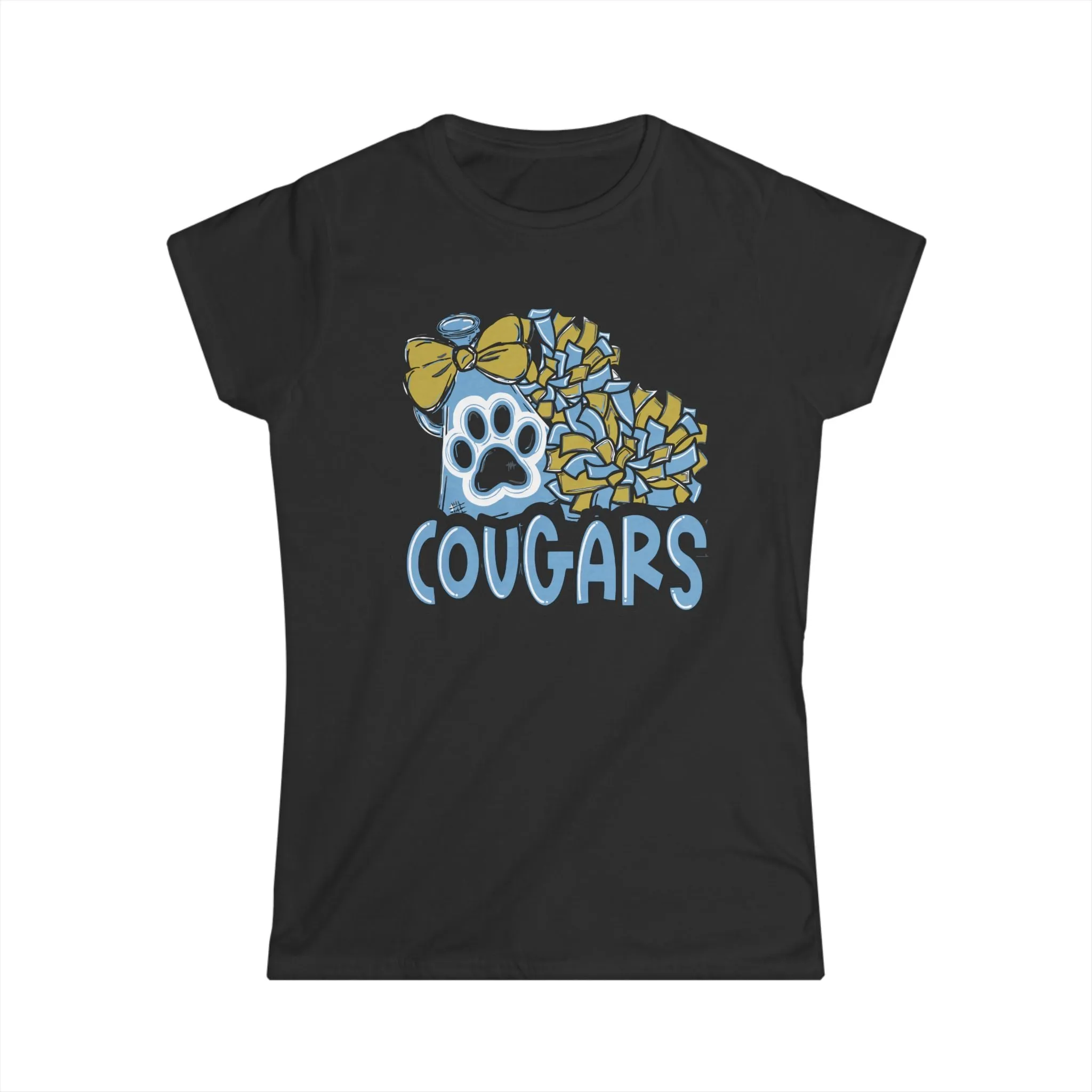 Women's Softstyle Tee - Cougars Cheer